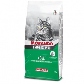 Morando / Морандо Professional Gatto сухой корм для взрослых кошек Микс с овощами, 15 кг 