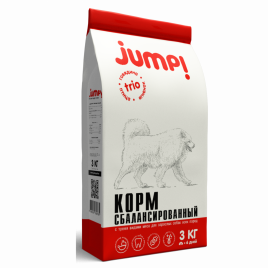 Корм для собак Jump Trio 3 кг, шт