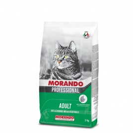 Morando / Морандо Professional Gatto сухой корм для взрослых кошек Микс с овощами, 2 кг 
