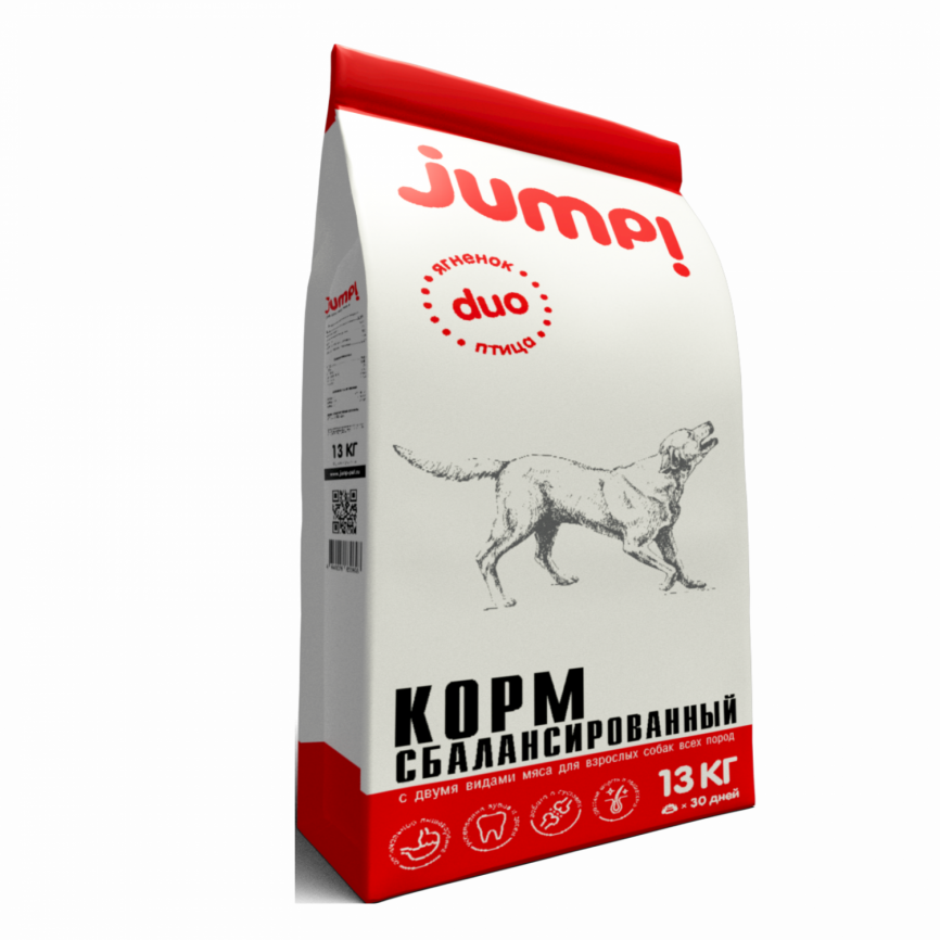 Корм для собак Jump Duo 13 кг, шт фото 1