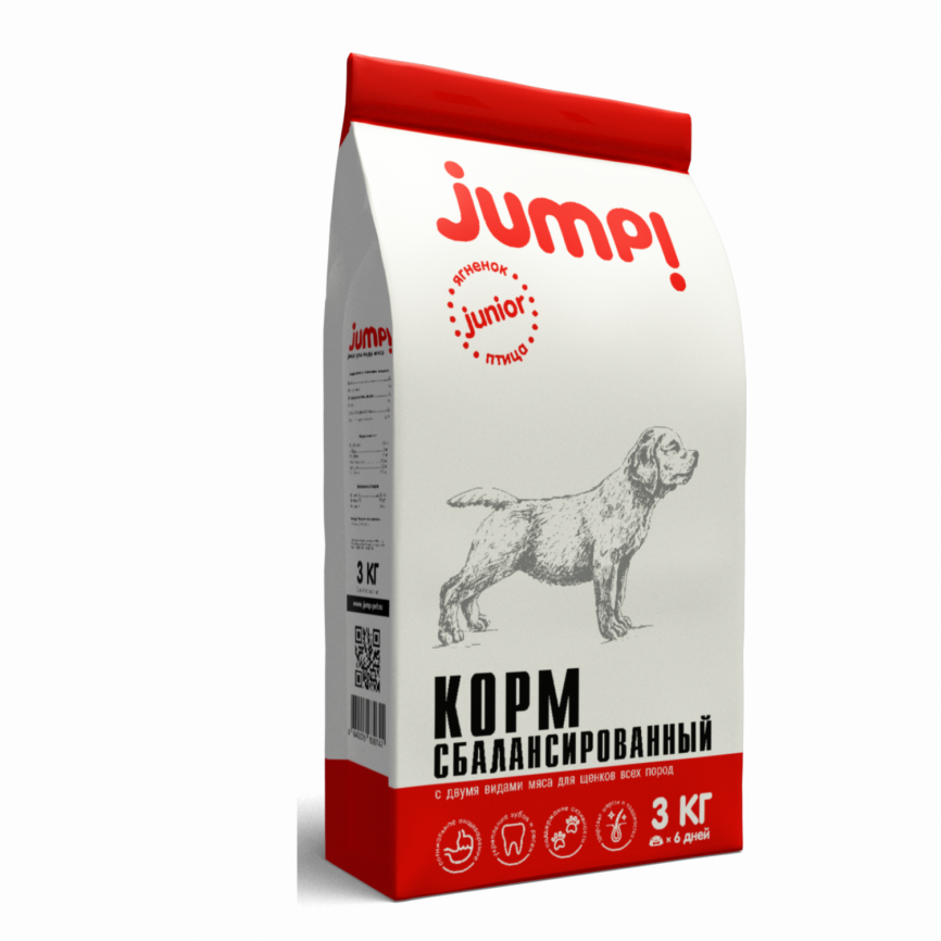 Корм для собак Jump Junior 3 кг, шт фото 1